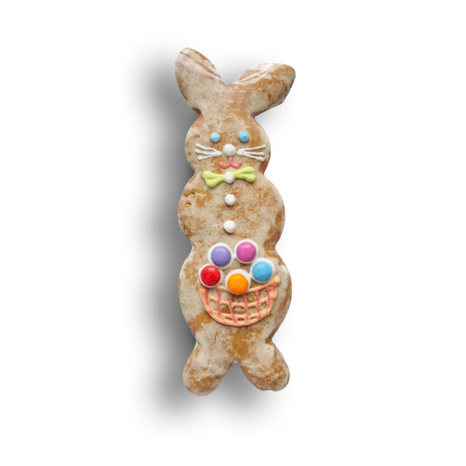 Okrašen medenjak - velikonočni zajec